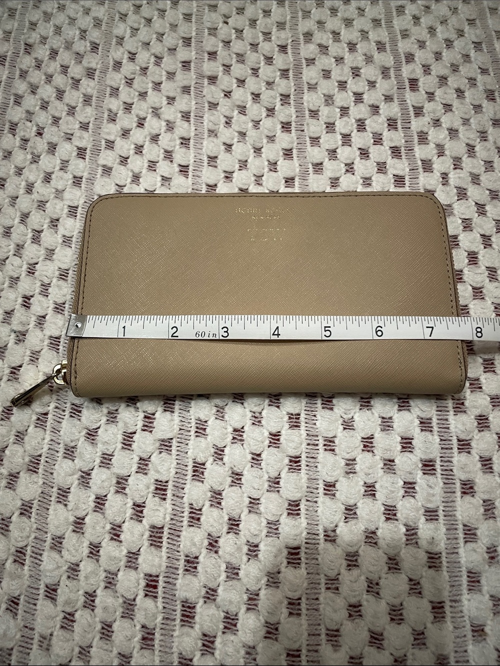 Henri Bendel Continental Zip-Around Wallet – Taupe/Tan - Picture 4 of 13